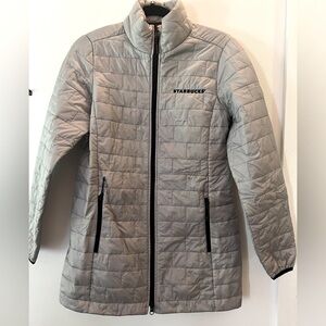Silver Starbucks Jacket